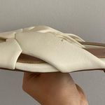 Nordstrom - NWT! Flat Leather Sandal in Off-White Cream - Size 8.5 Photo 0