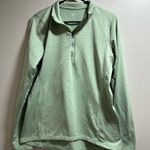 Reebok  Light Green Women's Quarter-Zip Hoodie Photo 0