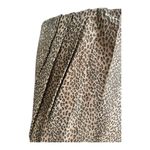 Vintage 80s Leopard Print Leather Women's Wrap Skirt Size M Brown Size M Photo 6