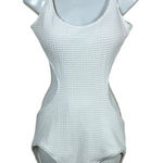 Aerie  Monkini Cut Out White Swimsuit size XL NWT Photo 0