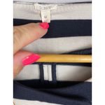 J.Crew Merriweather Blue & White Gold Button Striped Lady Jacket Size Medium Photo 8