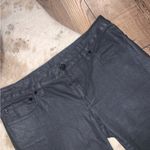 Tory Burch  designer ny super skinny black denim pant preppy spring  logo classic Photo 3