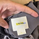 Anthropologie  Maeve Grey Crushed Velvet Wide Leg Jumpsuit Photo 6