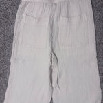 Ivory Linen Pants White Size undefined Photo 4