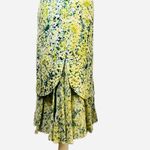 Max Mara Intend Pianoforte di  Green Floral Dress - Italian Made, Sz 8 Photo 4