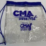 None CMA Fest Clear Backpack Tote Bag plastic vinyl Photo 2