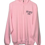Key West Florida Super Soft‎ Athletic Sweater Sporty Quarter Zip Sweatshirt Pink Size M Photo 0