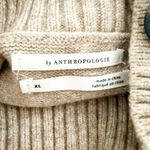 Anthropologie  | Tan Oatmeal Mock Neck Margarita Tunic Sweater Long | Size XL Photo 4
