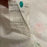 Carole Hochman Vintage White Floral Cotton Robe Womens Size Small USA Lace Trim Photo 9