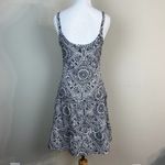 prAna Dress Small Black White Lexi Built in Bra Geometric Athletic A-Line Casual Photo 5