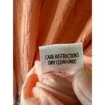 Clad & Cloth Dress Women’s XS Fit and Flare Embroidered Floral Peach Spring Photo 7