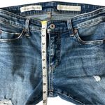 Pilcro and the Letterpress Mid-Rise Slim Straight Distressed Jeans Size 30 Photo 5