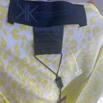 Kardashian Kollection  YELLOW LEOPARD PRINT DRESS Photo 4