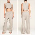 SKIMS  Boyfriend Loose Pant in Stone Size 4X Photo 1