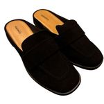 Sonoma Black loafers mules slide on NEW NIB Norma Suede leather shoes 6.5 Photo 0