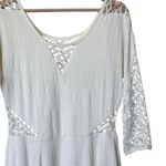 Free People  ‘To the Point’ White Lace Mini Dress Size M Photo 8