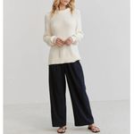 Jenni Kayne  Oversized Cotton Fisherman Sweater Photo 1
