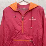 Juan Valdez Colombia Pink Orange Hooded Windbreaker M Size M Photo 4