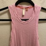 Pilcro Anthropologie  Sustainable Ribbed Tank Top In Pink Size S Photo 6