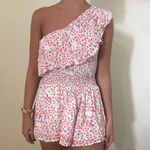 One shoulder ruffle floral romper Multiple Size XS Photo 0