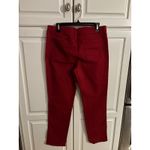 Dana Buchman  Red Denim Jeans Size 10 Women's‎ Straight Leg Casual Pants Photo 3