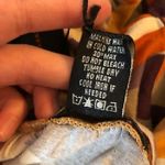 BCBGMAXAZRIA NEW Drop Waist Dress Mustard Orange Printed Swirl 60s 70s Mod Retro Photo 7