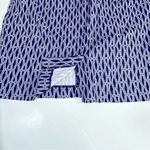 Ellen Tracy  Navy White Patterned‎ Mini Skirt Size 14 Photo 3