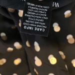 Who What Wear Polka Dot Ruffle Skirt Black & Metallic Gold Women’s Size 8 Photo 12