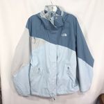 The North Face  XL Jacket Colorblock Windbreaker Hooded Blue‎ Hiking Coat C Photo 11