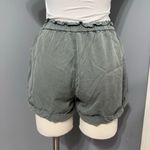 Aerie Paperbag Shorts, Green, XS Photo 1