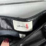 Aritzia Wilfred Free Charm Pant Vegan Leather Legging Black Fall Size 00 EUC Photo 4