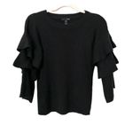 AQUA Wool Tiered Sleeve Sweater Photo 1