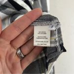 Cloth & Stone  Anthropologie Soft Flannel Plaid White Black Yellow Casual Comfy Photo 2