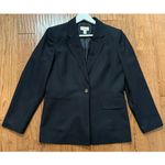 Talbots Vintage Silk blend one button blazer size 8 Photo 5