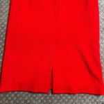 Ann Taylor  Orange Pencil Midi Skirt size 4 Work Style Career Teacher Dressy Photo 7