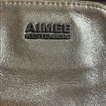 Aimee Kestenberg Leather Metallic Silver Crossbody Bag Photo 1