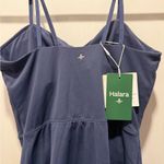 Halara NWT  Navy Blue athletic Sleeveless Dress. Easy peasy. Pocket size S Photo 9