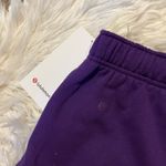 Lululemon  BNWT Scuba Mid-Rise Oversized Short 3" Trim College Purple/Light Ivory Photo 8