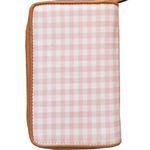 Light Pink Gingham Crossbody Wallet Photo 3