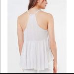 Urban Outfitters  light Gray Lola waffle knit Thermal Babydoll Tank sz S Photo 1