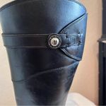 Frye  Women’s 6.5 Molly Knee High Tall Black Leather Riding Boots Photo 7