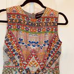 Hemant and Nandita Hermant & Nandita Silk Beaded Dress - Women Size S - Multicolored Photo 2
