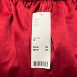 Urban Outfitters Outfitter Red Satin Jumpsuit Photo 2