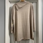 Alison Andrews Alison Andrew’s Women’s Tan Button Sweater Size XL Photo 2