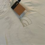 The North Face Women’s XL Sweatshirt Cream Logo Front & Back 100% Cotton Photo 1