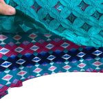 Madison & Berkeley NWT Layered Colorful Lightweight Tank Top Lace Detail Size L Photo 2