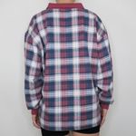 Polo Vintage 90s Paris Sports Club Plaid  Shirt Photo 4