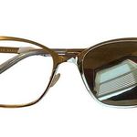 Ted Baker 53mm Rectangle Cat Eye Sunglasses - Gold Photo 0