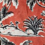 Tahari  100% Linen Button Down Shirt Short Sleeve Hawaiian Top Size L Photo 10