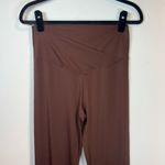 Aerie  Offline Real Me Flare High Rise Crossover Waist Leggings Pants Brown Sz XL Photo 1